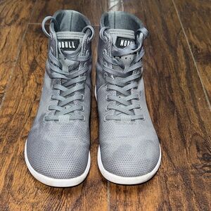 NOBULL Women’s Grey Knit High-Top Trainer